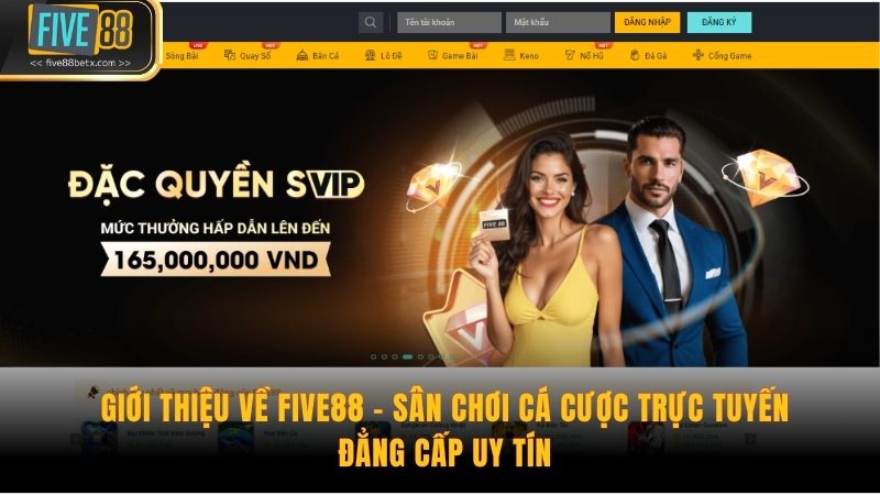 Giới thiệu về Five88 - Sân chơi cá cược trực tuyến đẳng cấp uy tín