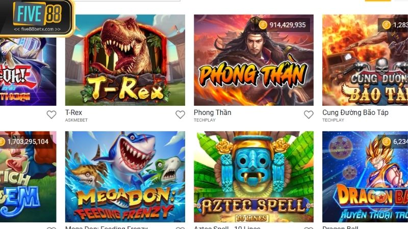 Một số tựa game hot tại sảnh mà anh em không nên bỏ lỡ