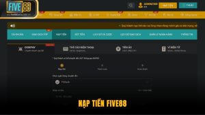Nạp Tiền Five88: Siêu Tốc, Bảo Mật, Hỗ Trợ Đa Kênh