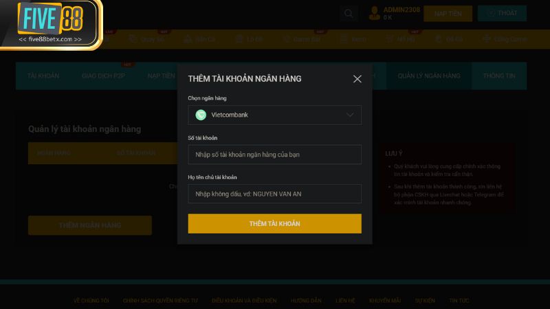 Yếu tố ảnh hưởng đến thời gian giao dịch Five88